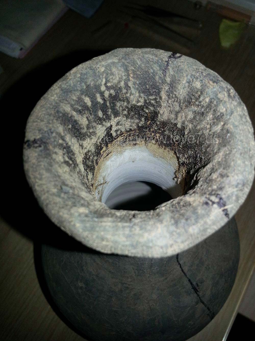 脫胎夾苧是用麻布一層一層製作過程