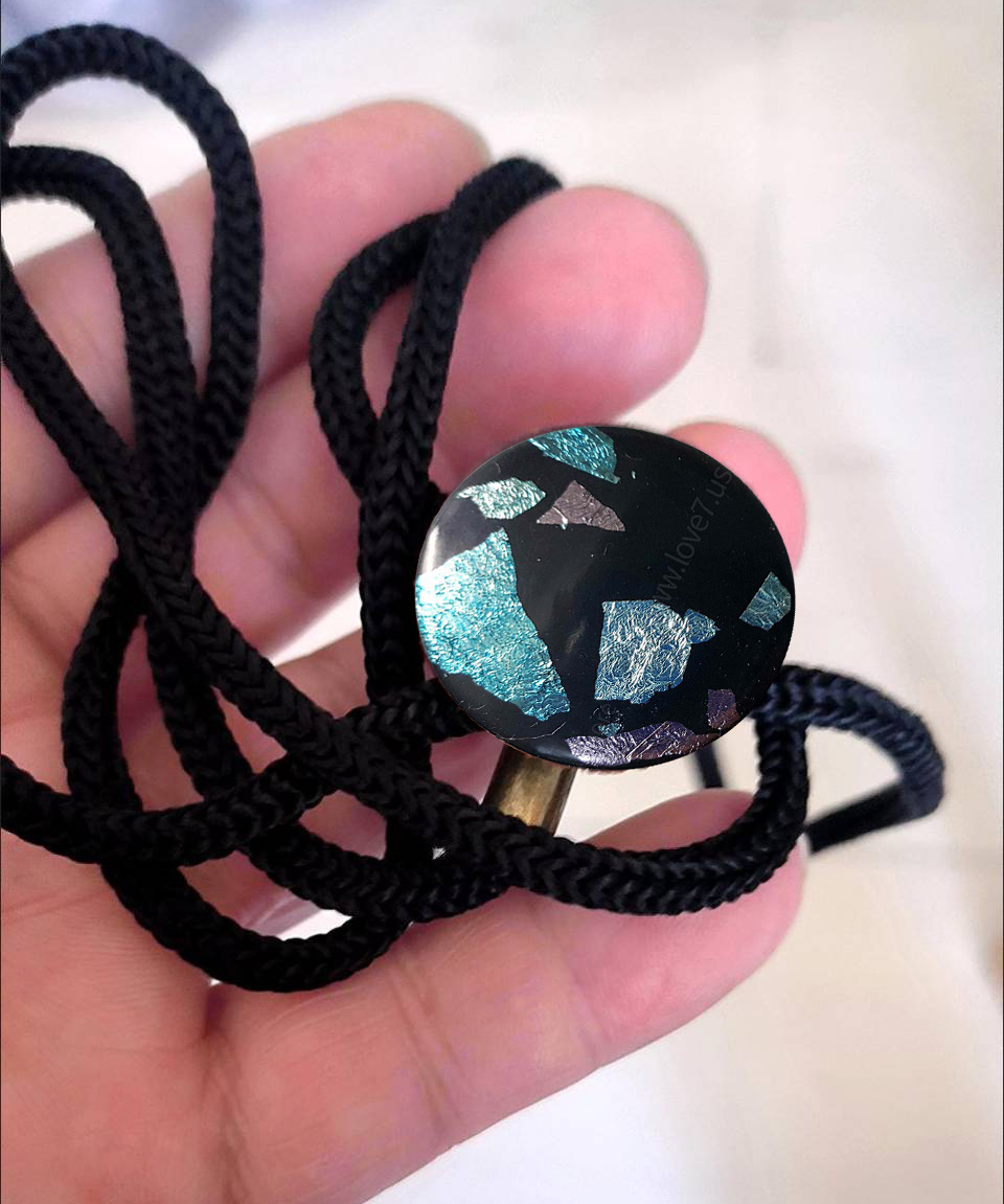 運用漂流漆及簡易蒔繪bolotieBoloTie