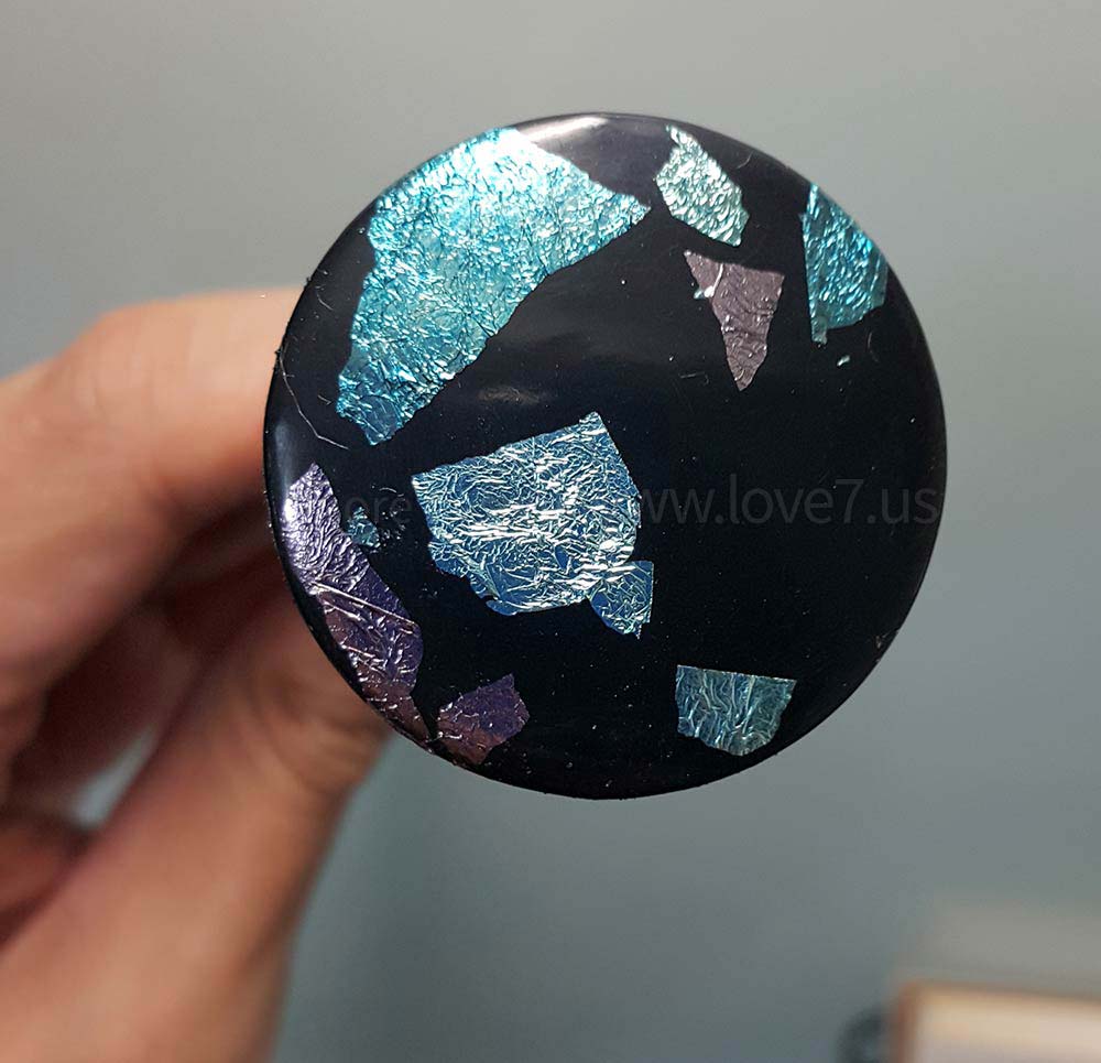 VersaceBlackMedusaBoloTie天主教基督教領巾扣環絲巾扣環漆工藝術品