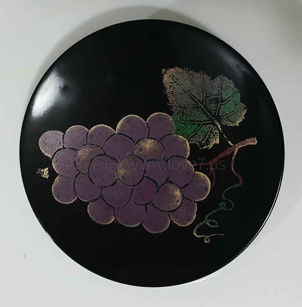 葡萄蒔繪運用蒔繪料及簡易蒔繪
