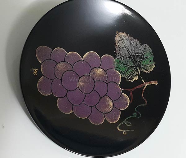 紫色漆繪粉