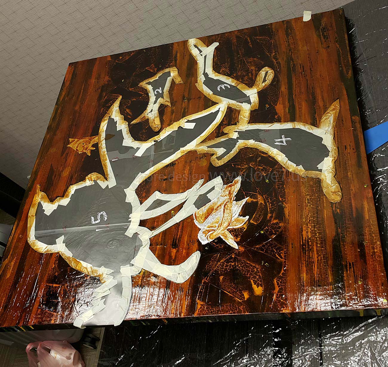 貼金箔