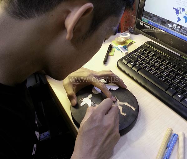 祿位高升漆器楊偉鴻漆工藝創作俸祿提高職位提升是祝福吉語
