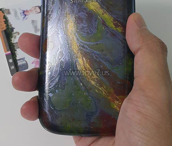 手機殼變身漆藝漆畫漂流淌漆藝術