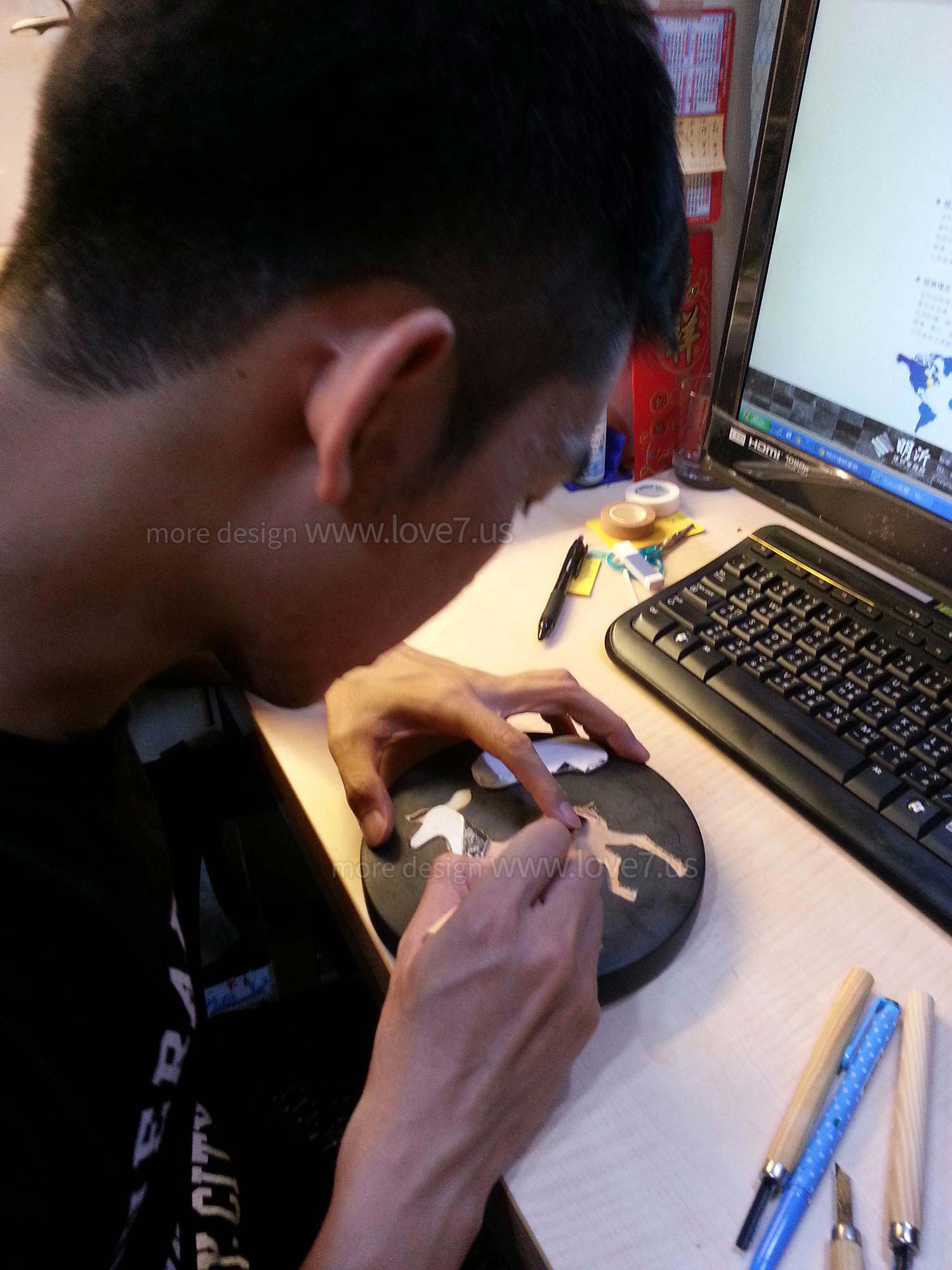 祿位高升漆器楊偉鴻漆工藝創作俸祿提高職位提升