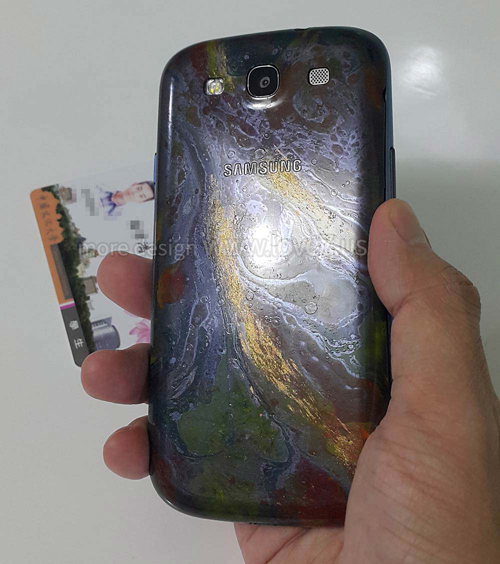 手機也能做成漆藝品