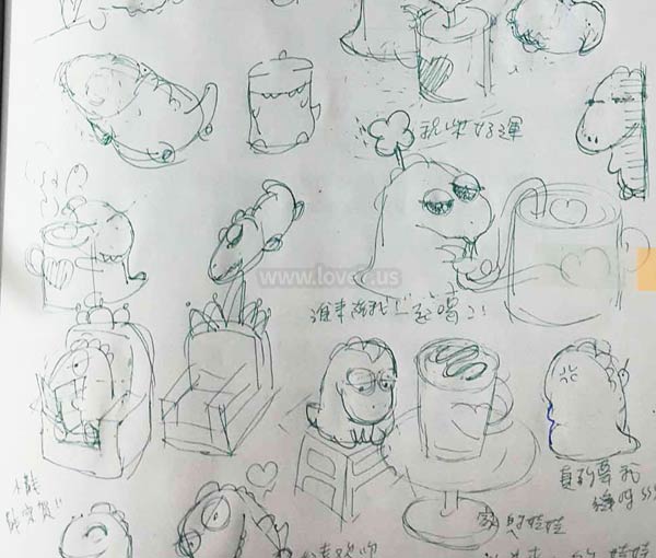 手繪草圖
